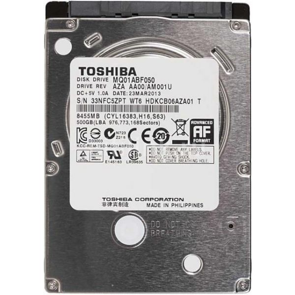 HDD TOSHIBA 2.5 500GB